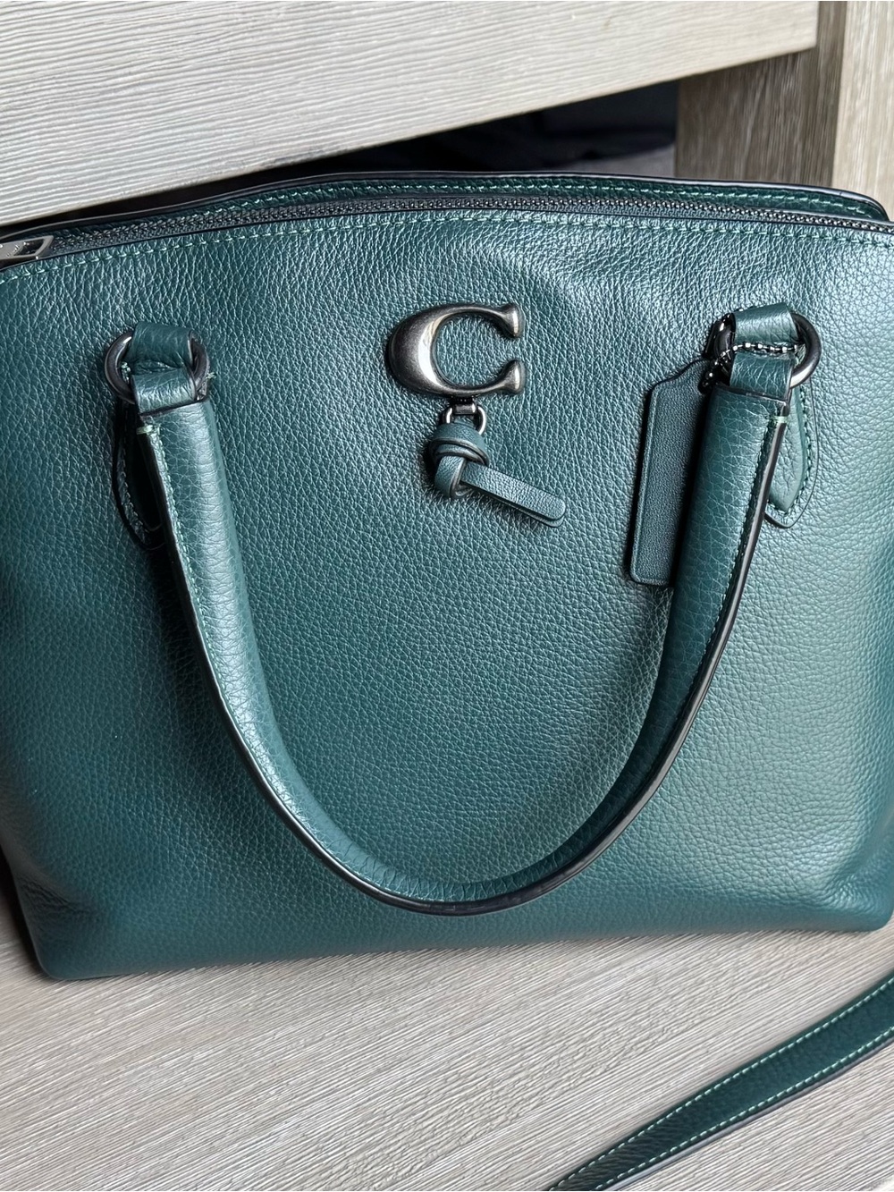 Coach “Remi” Pebbled Leather Crossbody LIKE NEW